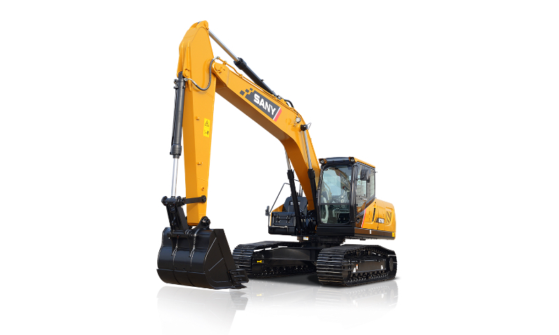 SANY SY215C excavator — used to identify the machine class for parts
