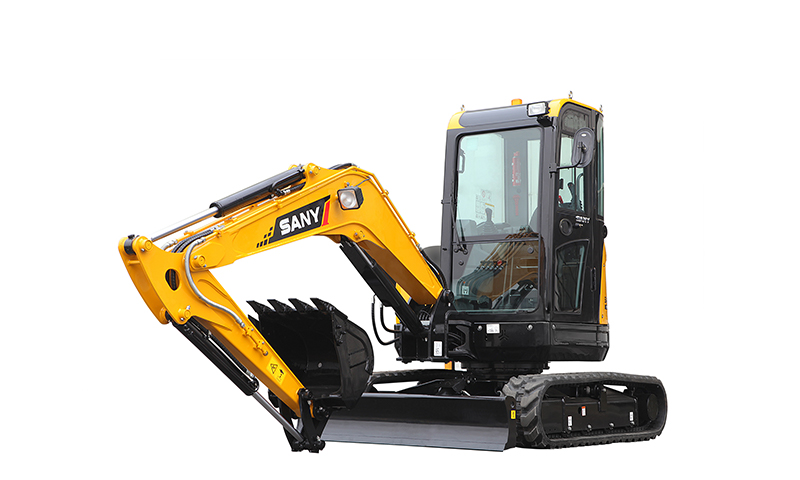 SANY SY35U excavator — used to identify the machine class for parts